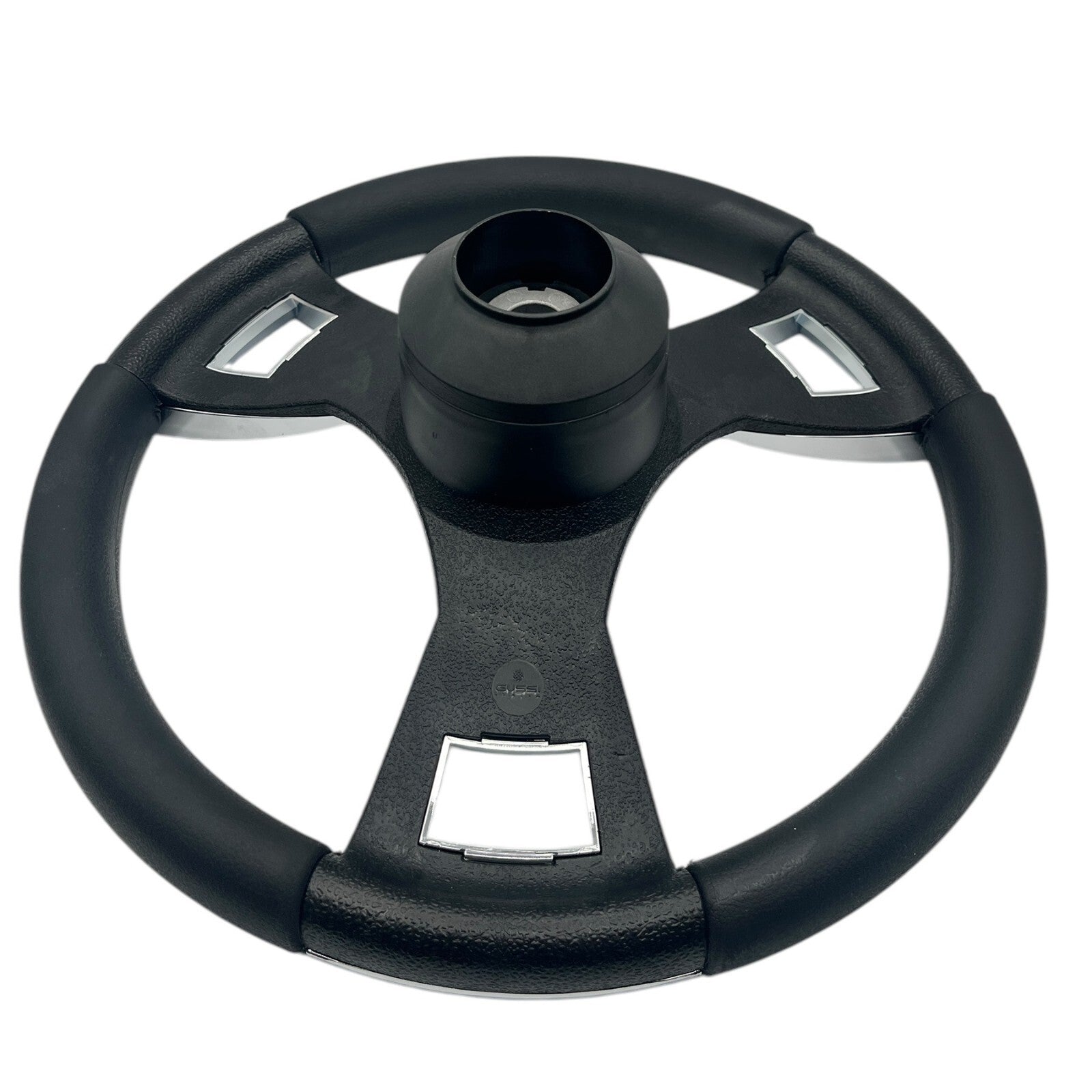 Model M13C Black & Chrome Steering Wheel fits all CLUB CAR DS Golf Carts
