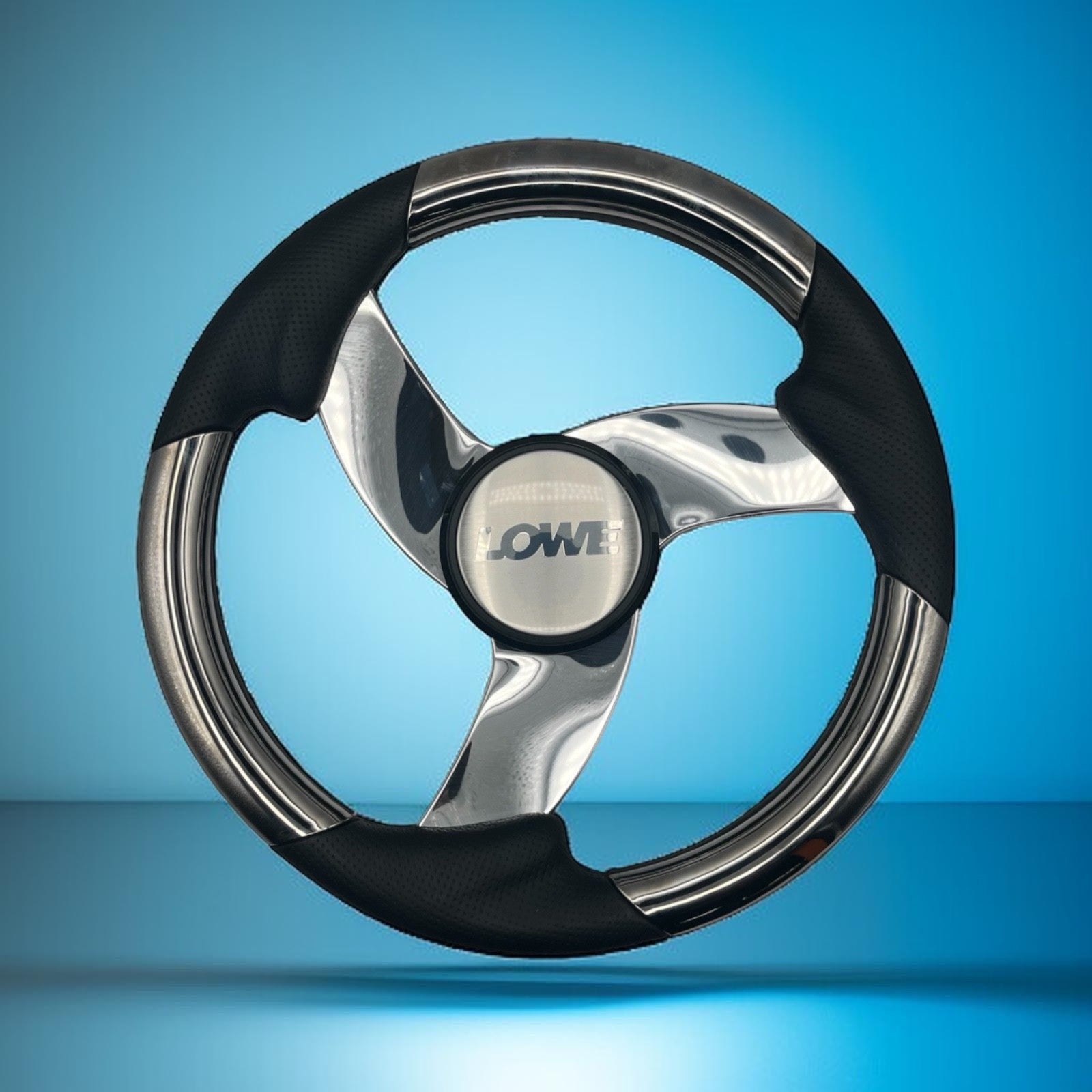 Model M533 Boat Steering Wheel Polished Alum Spoke | Lowe