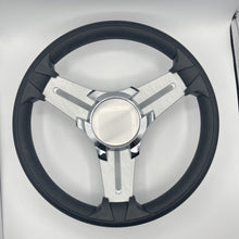 Model 15 Marine Steering Wheel Brush Alum Spokes | Blank Chrome