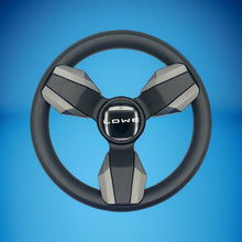 Collina Boat Steering Wheel Dark Gray Inserts - Lowe - Keyed ONLY