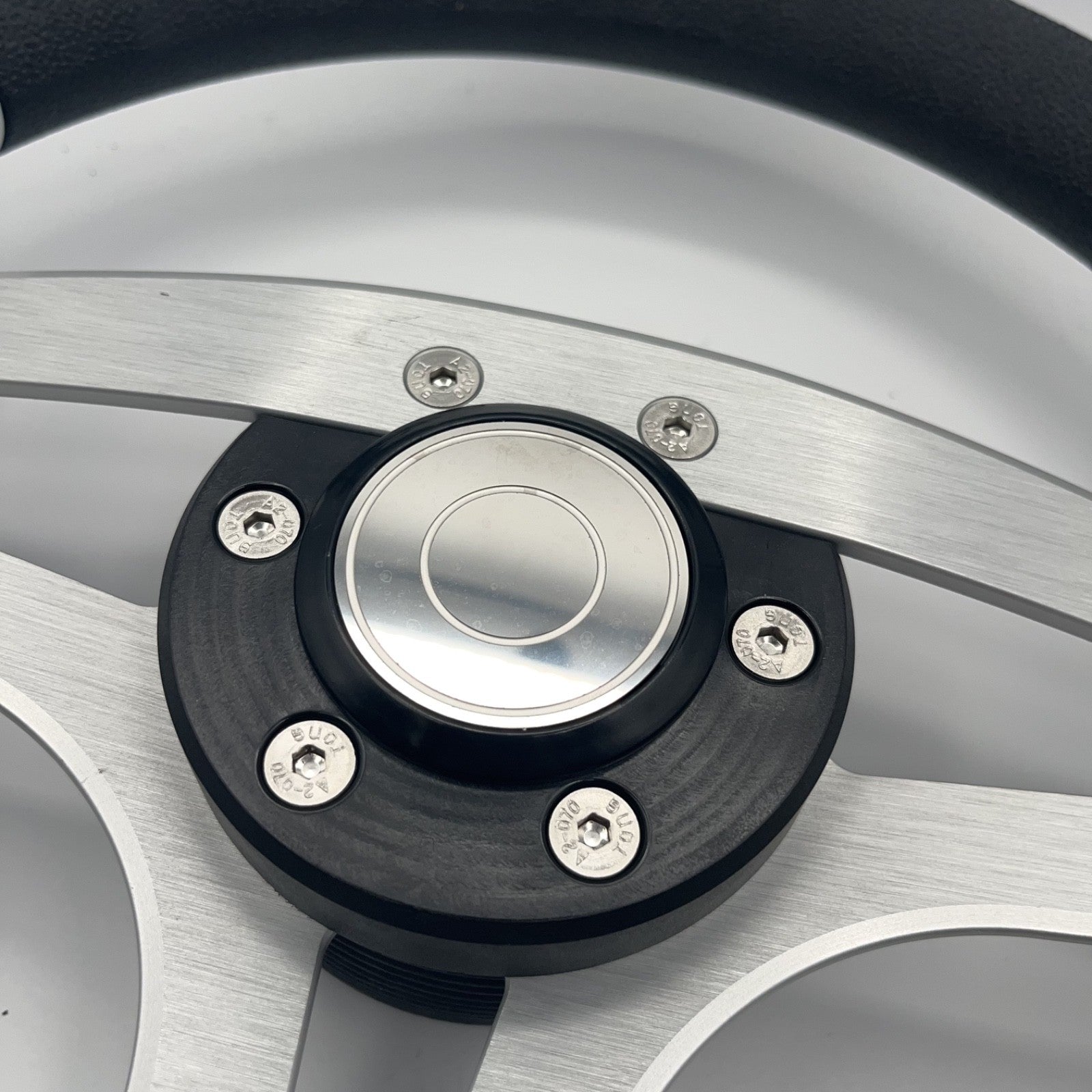 Badia Boat Steering Wheel Brushed Aluminum Spokes | Target Snap-in