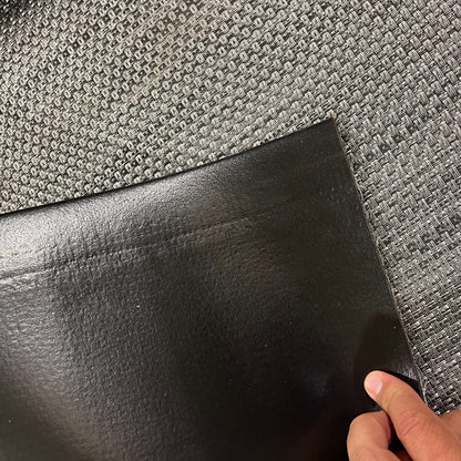 Woven Vinyl Flooring | Twill - Carbon Fiber | 8'6" Width | Choose Your Length