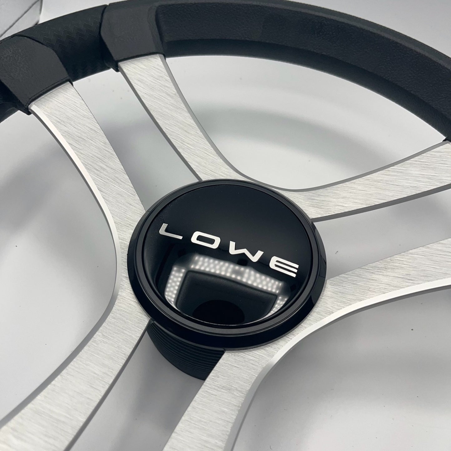 Benaco Boat Steering Wheel Brushed Aluminum Spokes | Lowe Boats