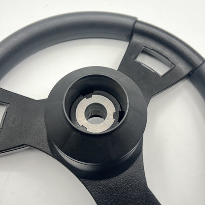 Model M13F Carbon Fiber Golf Cart Steering Wheel Fit CLUB CAR DS Carts