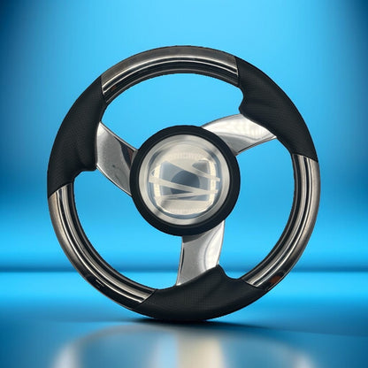 Model M533 Boat Steering Wheel Polished Aluminum Spoke | Tige