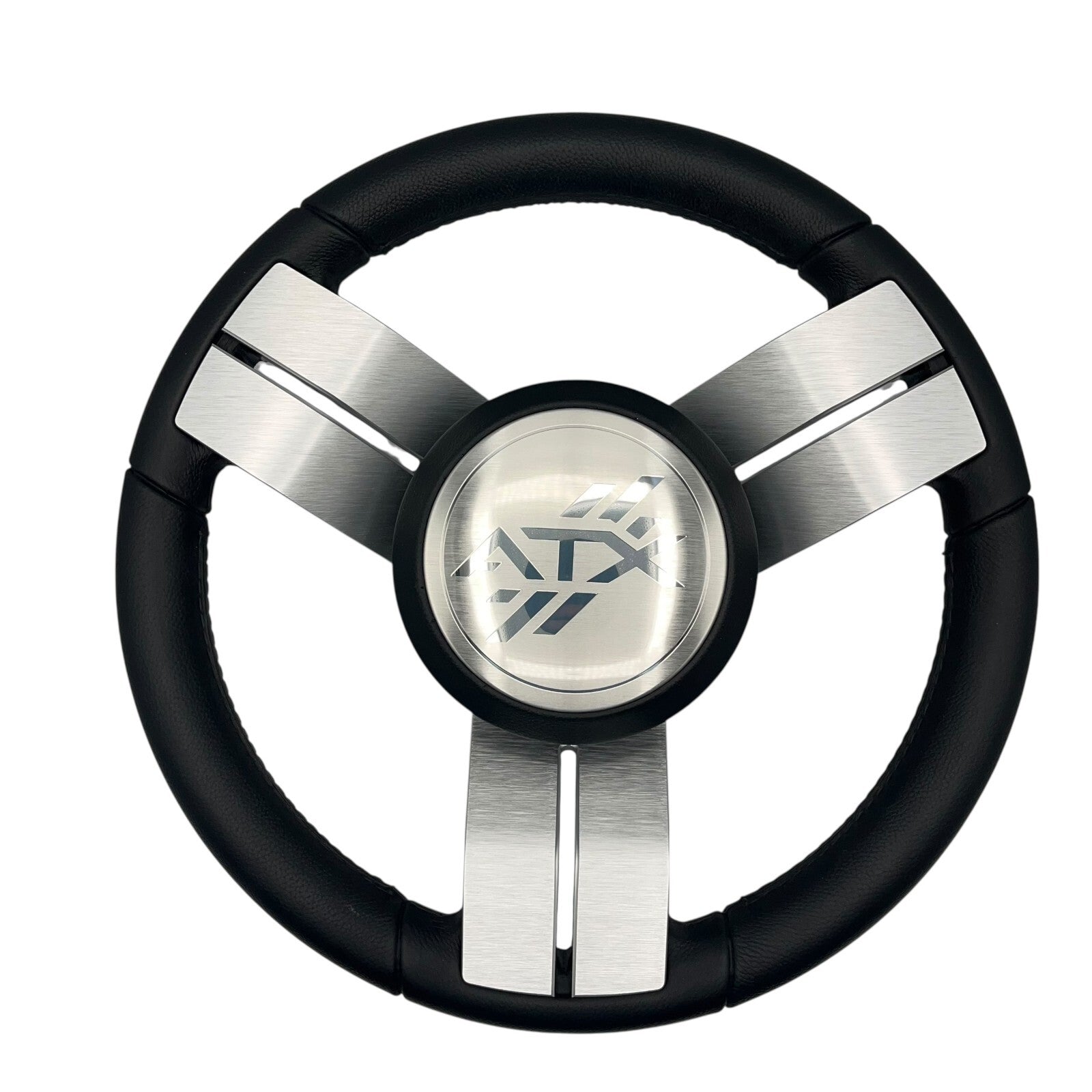 Gussi Italia Marine Steering Wheel Stainless Steel Spoke Soft Touch Rim | ATX