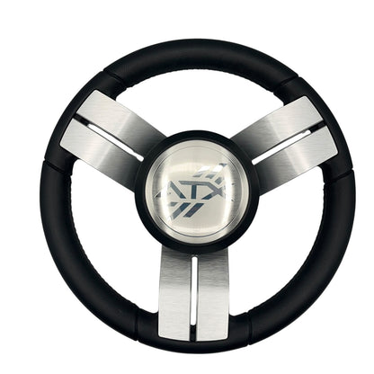 Gussi Italia Marine Steering Wheel Stainless Steel Spoke Soft Touch Rim | ATX