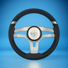Badia Boat Steering Wheel Brushed Aluminum Spokes | Seastar Solutions