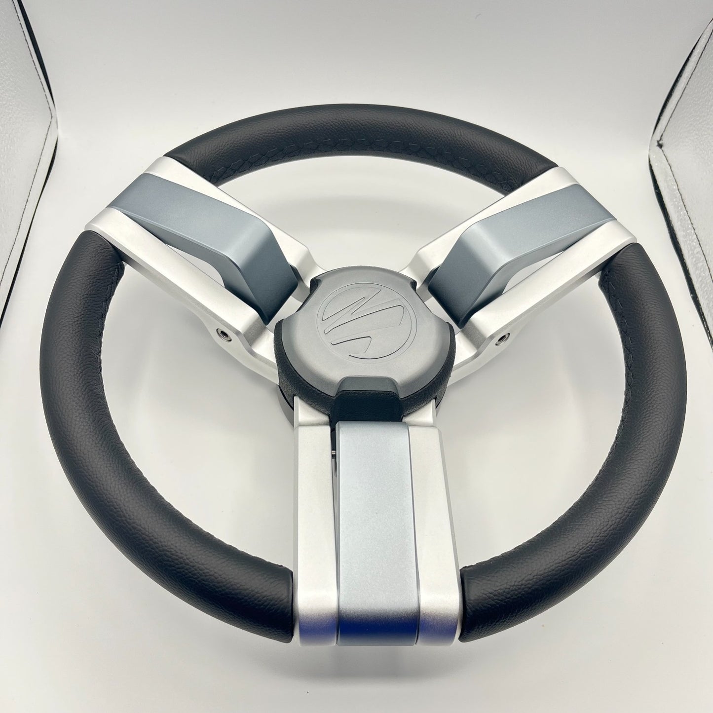 Gussi Italia Marine Steering Wheel Multi Color Gray Aluminum Wheel | Tige