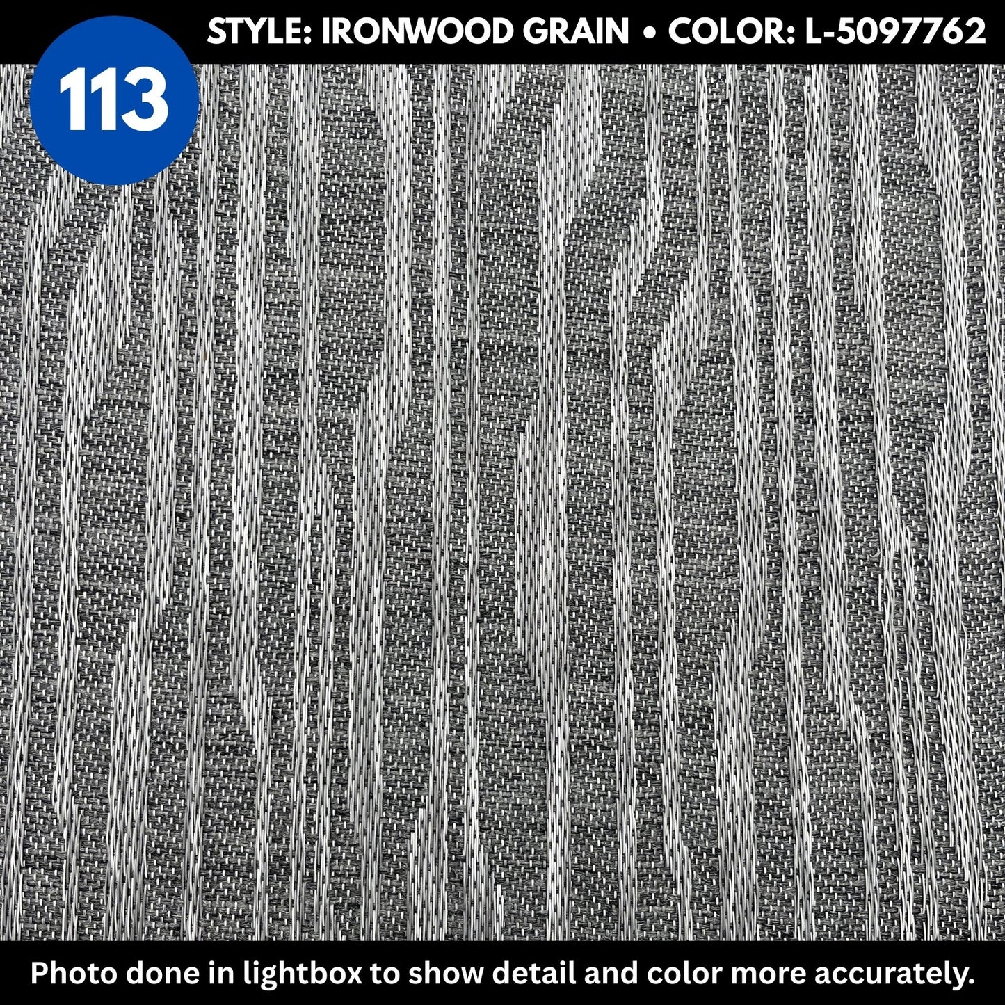 Woven Vinyl Flooring | Ironwood Grain - L-5097762 | 8'6" X 10', 15', 20' & 25'