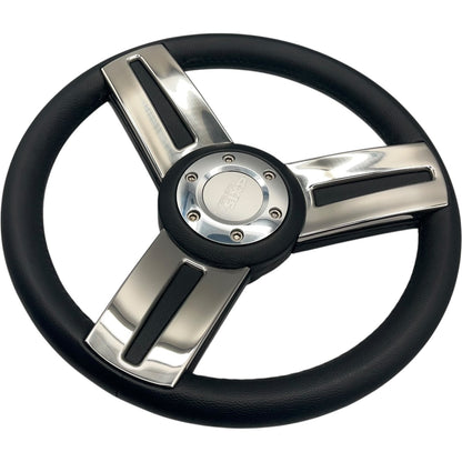 Gussi Italia Marine Steering Wheel Stainless Steel Spokes Soft Touch Rim | Axis