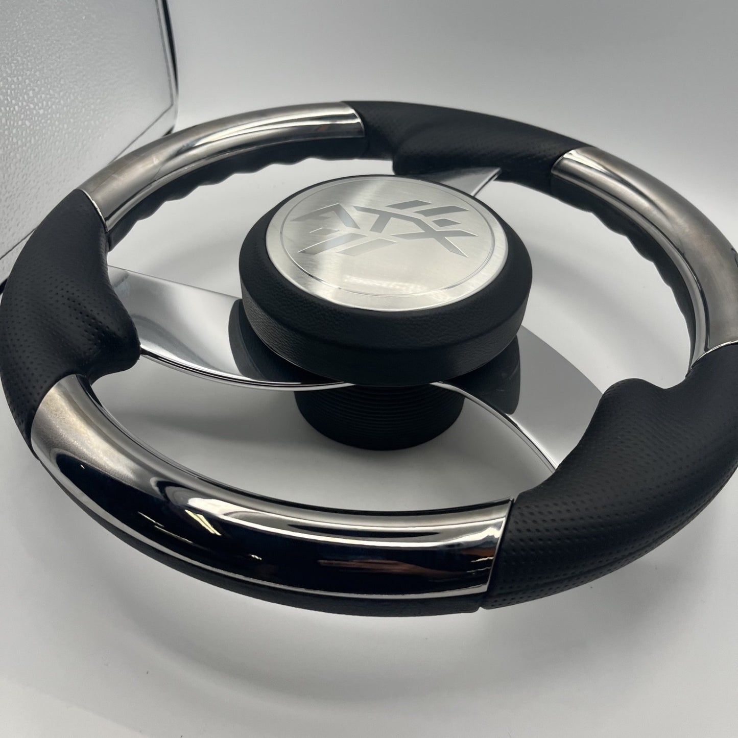 Model M533 Boat Steering Wheel Polished Aluminum Spokes | ATX