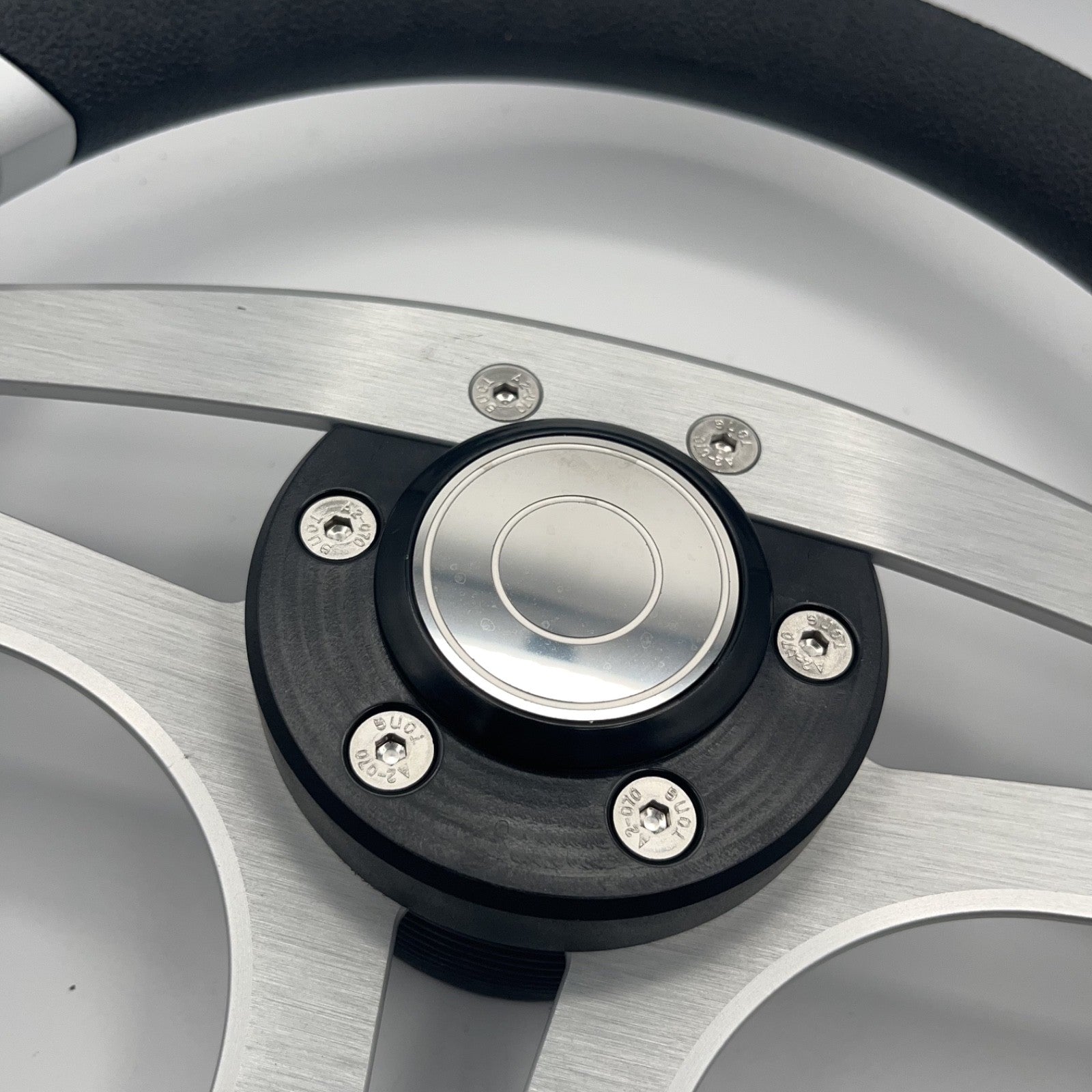 Badia Boat Steering Wheel Brushed Aluminum Spokes | Target Snap-in