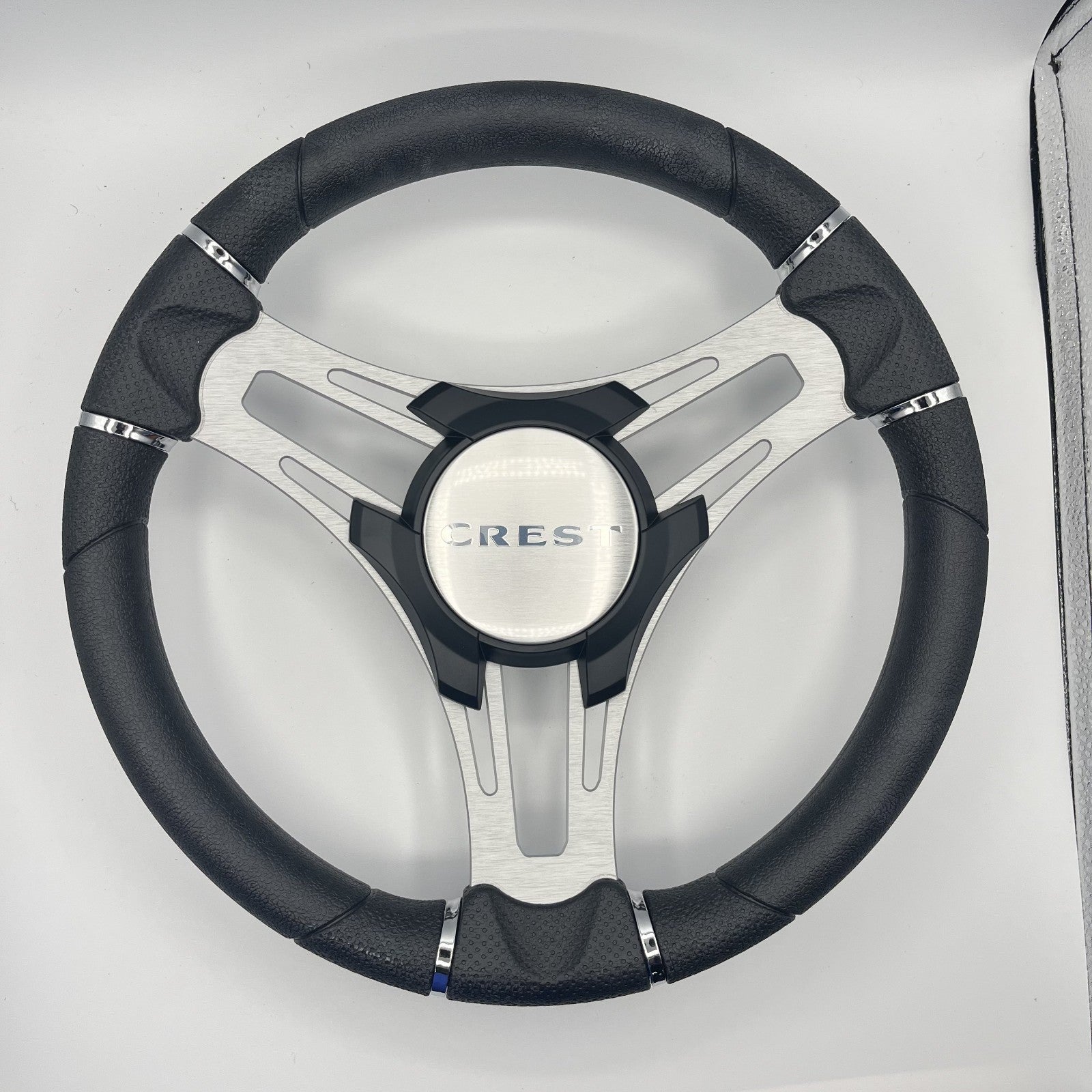 Verona Boat Steering Wheel Brush Alum Spoke | Crest Boats