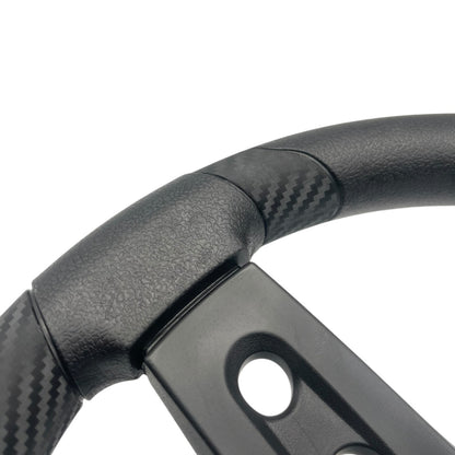 Lugana Black Marine Steering Wheel | Gussi Italia