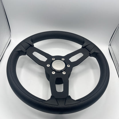Gussi Italia Model 15 Steering Wheel Blk Brushed Alum Spokes | Target