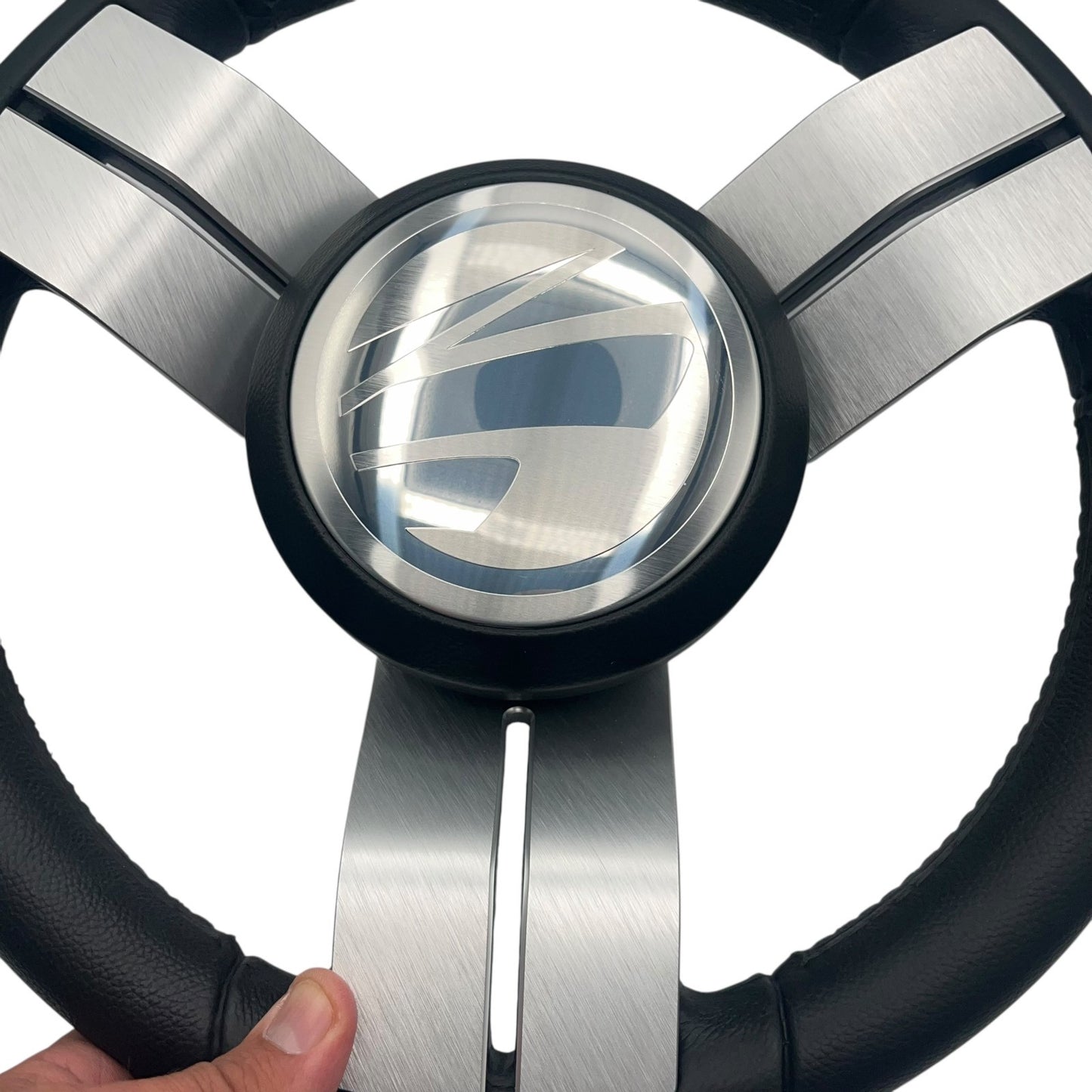 Gussi Italia Marine Steering Wheel Stainless Steel Spoke Soft Touch Rim | Tige