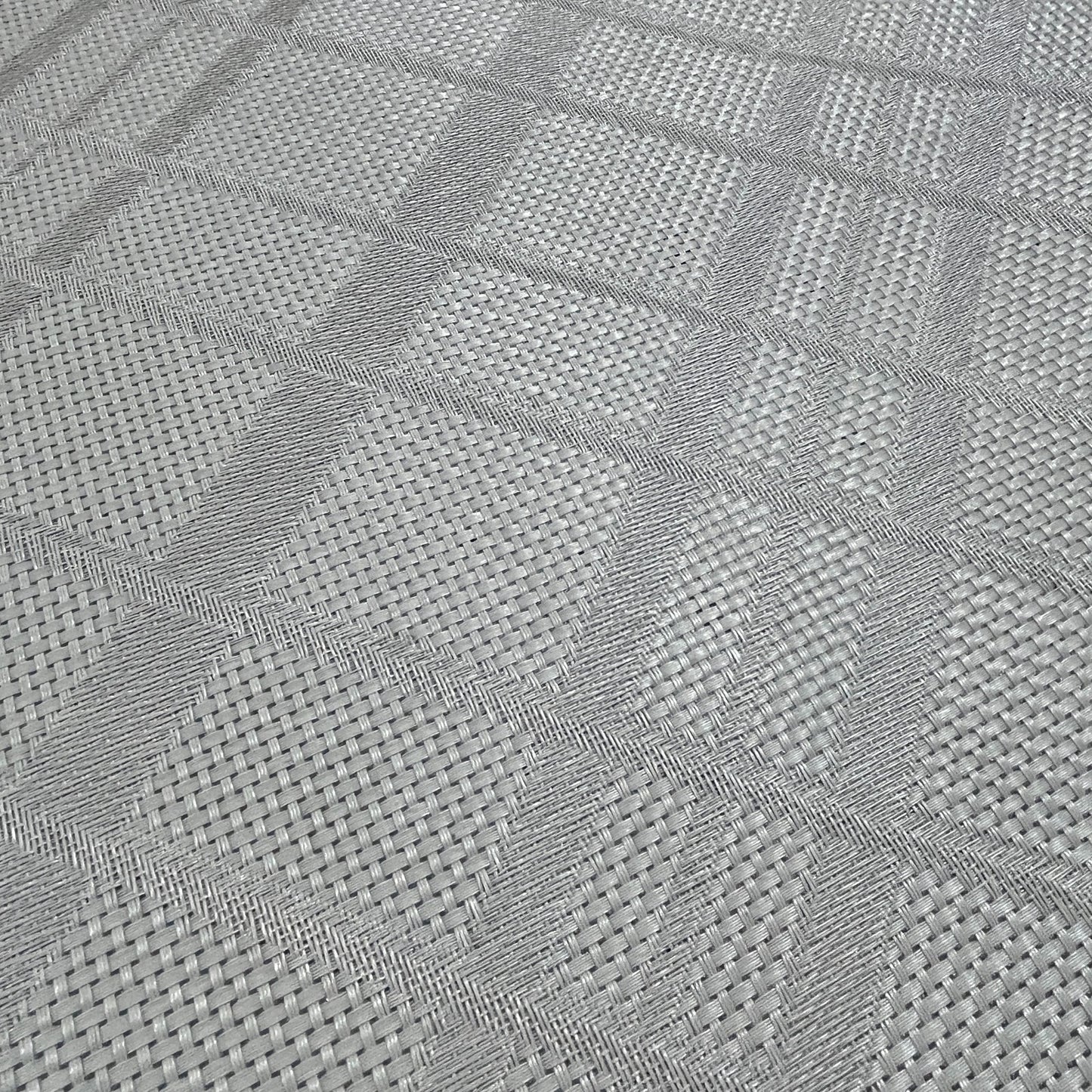 Woven Vinyl Flooring | Lattice - Grey Brook | 4' W | Choose Your Length