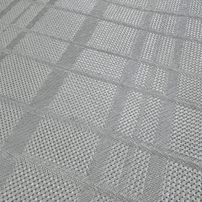 Woven Vinyl Flooring | Lattice - Grey Brook | 4' W | Choose Your Length
