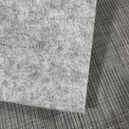 Woven Vinyl Flooring | Ozark - Carbon Grey | 8'6" Width | Choose Your Length