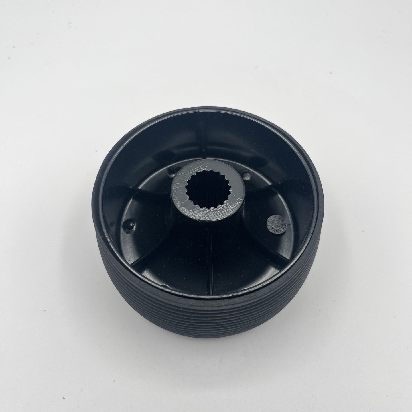 Molinara Marine Steering Wheel Black Brushed Alum Spokes | Moomba