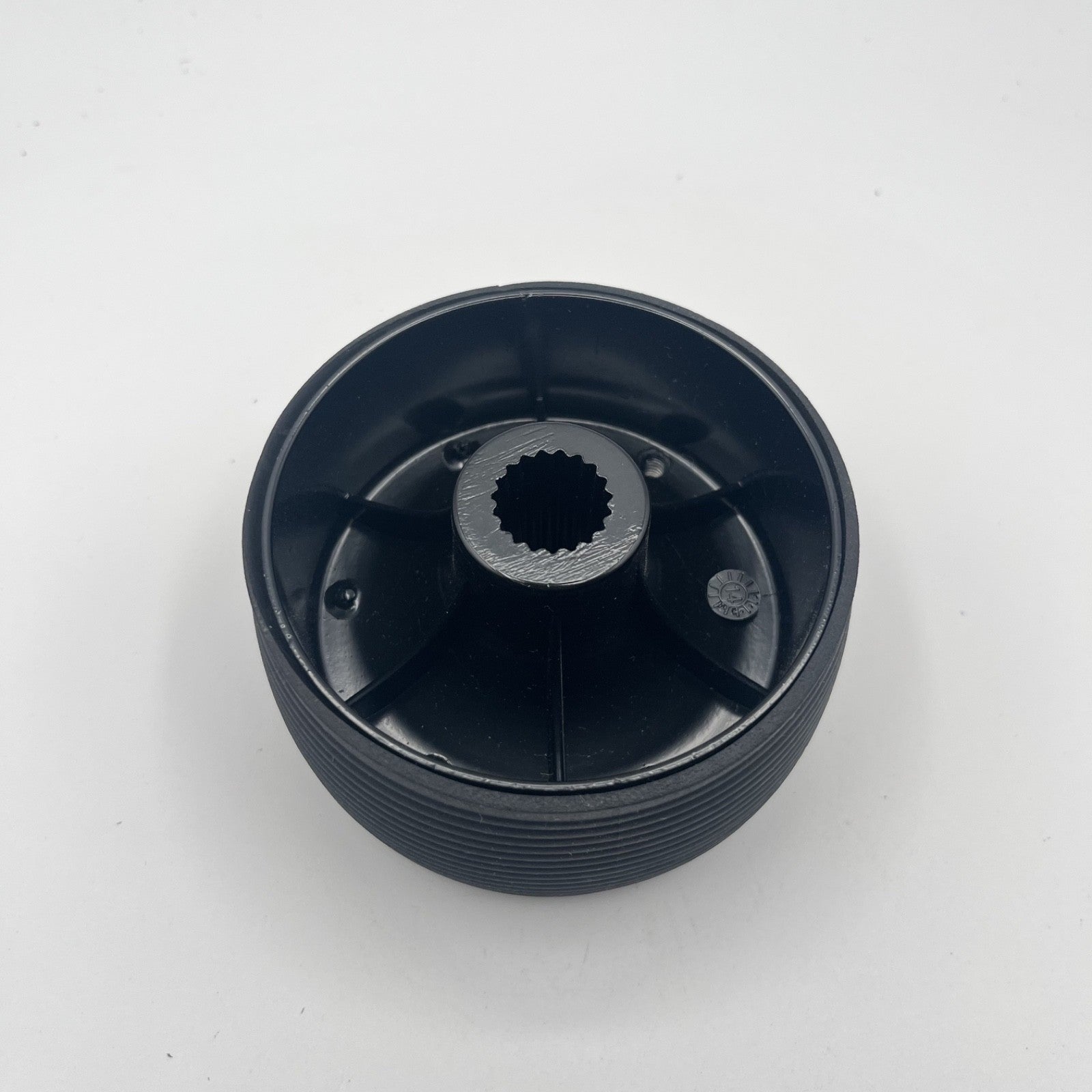 Molinara Marine Steering Wheel Black Brushed Alum Spokes | Moomba