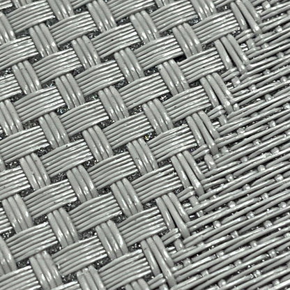 Woven Vinyl Flooring | Lattice - Grey Brook | 4' W | Choose Your Length