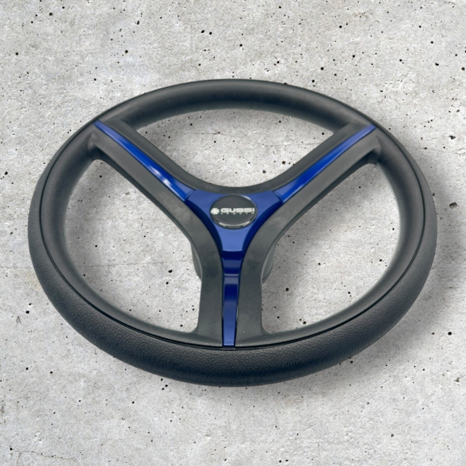 Brenta Black & Blue Golf Cart Steering Wheel Fits Yamaha Golf Cart