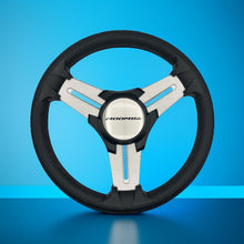 Model 15 Marine Steering Wheel Brushed Aluminum Spokes | Moomba