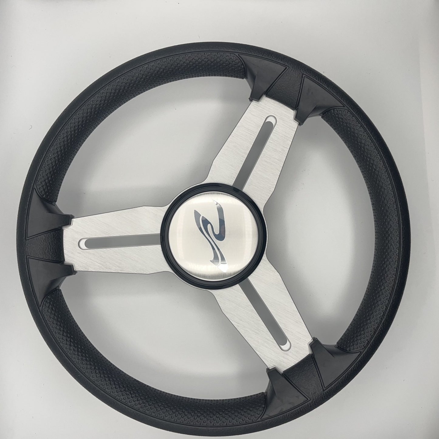 Model 15A Marine Steering Wheel Brushed Alum Spokes | SeaRay Boats
