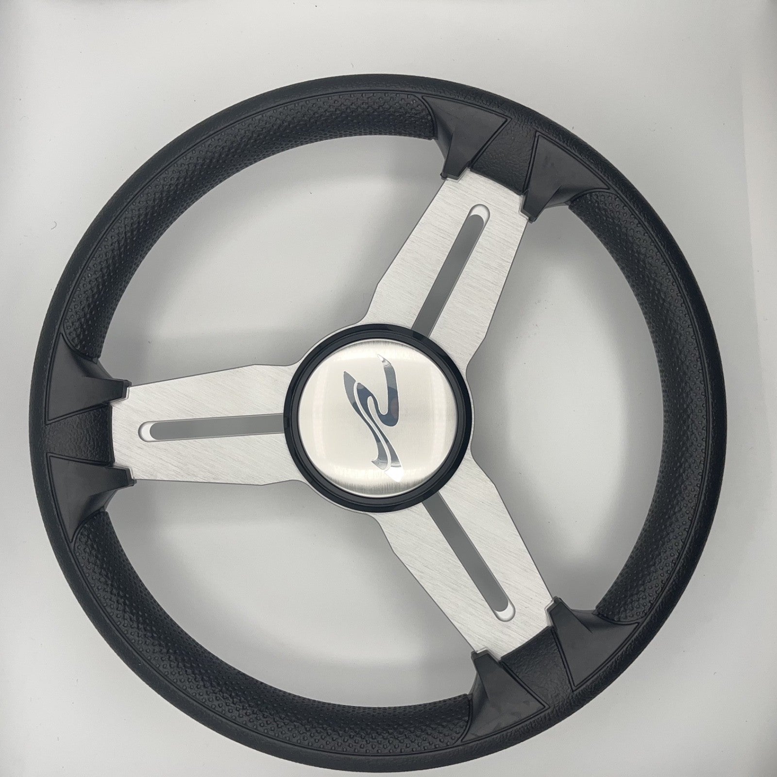 Model 15A Marine Steering Wheel Brushed Alum Spokes | SeaRay Boats