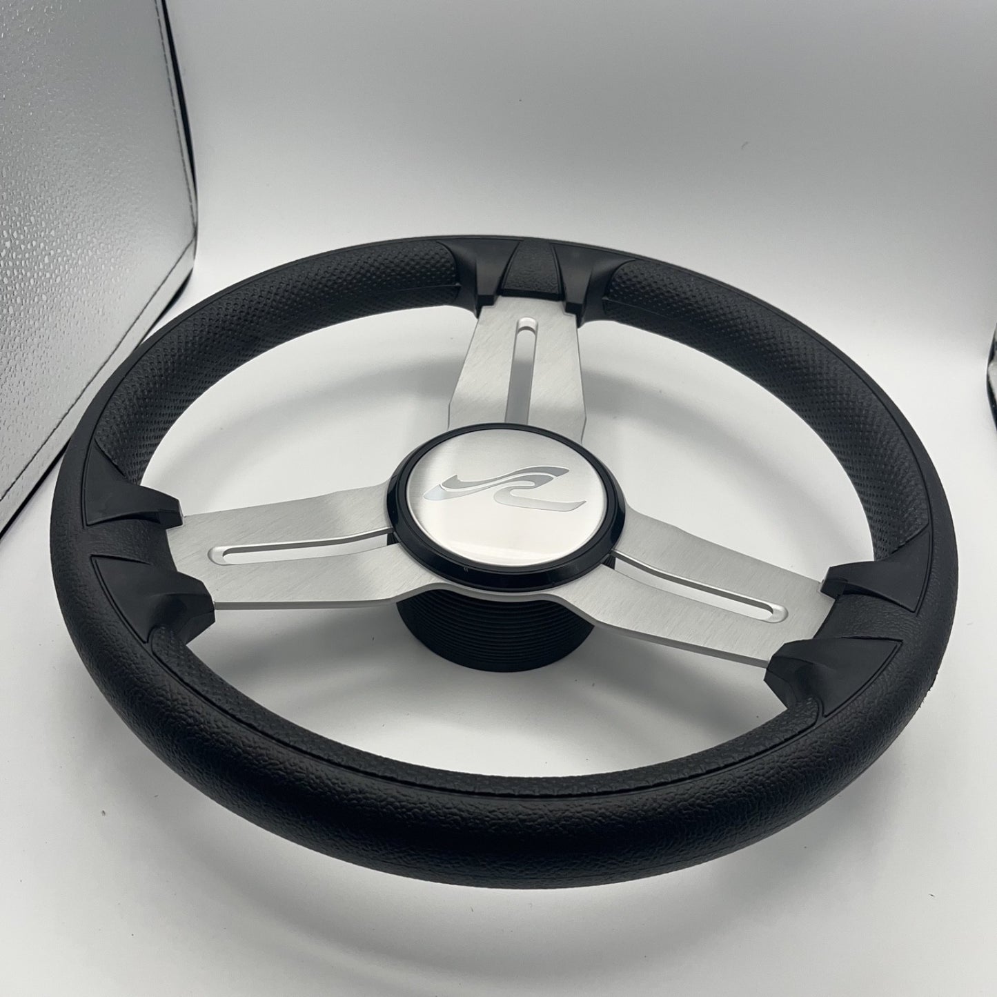 Model 15A Marine Steering Wheel Brushed Alum Spokes | SeaRay Boats