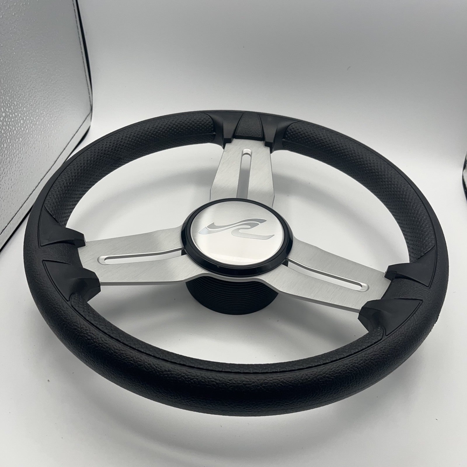 Model 15A Marine Steering Wheel Brushed Alum Spokes | SeaRay Boats