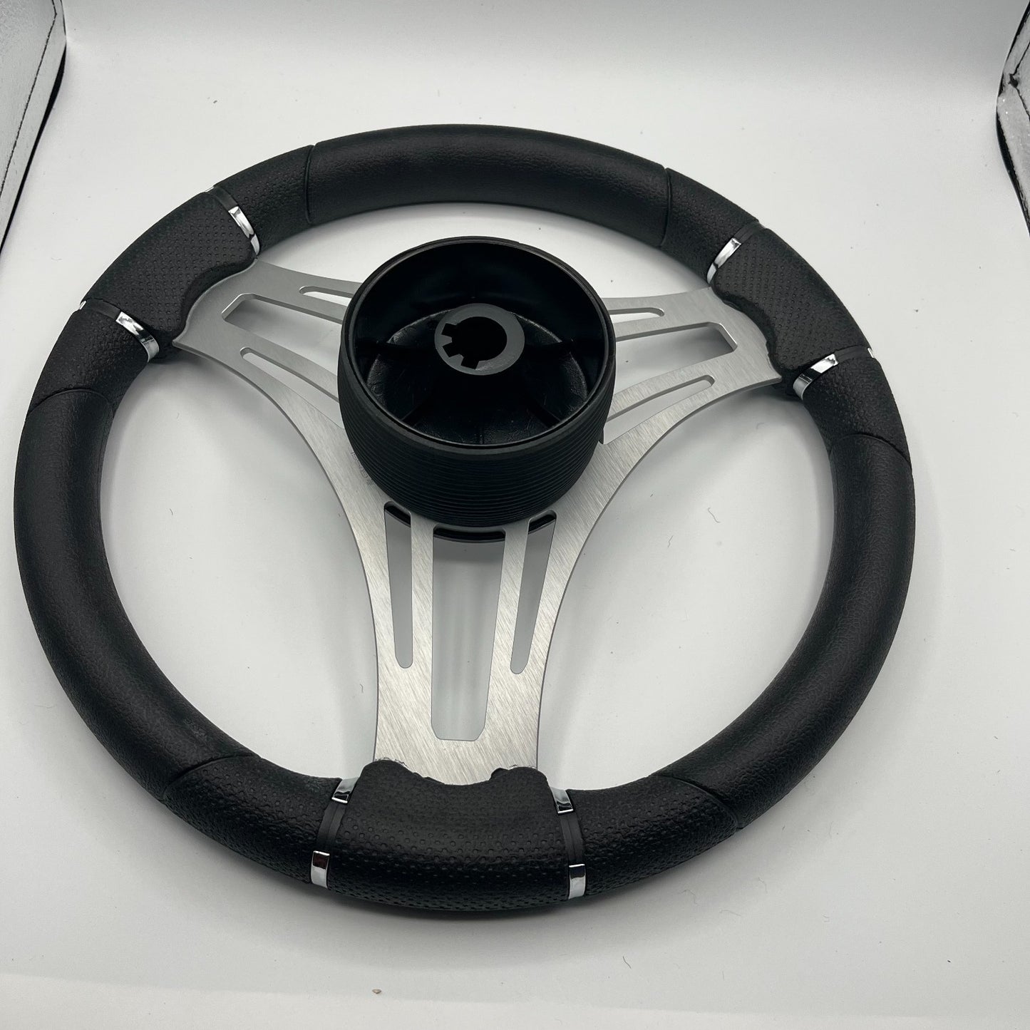 Verona Boat Steering Wheel Brushed Alum Spokes | Bentley