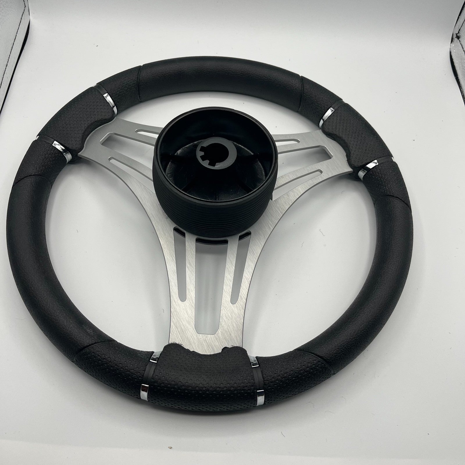 Verona Boat Steering Wheel Brushed Alum Spokes | Bentley