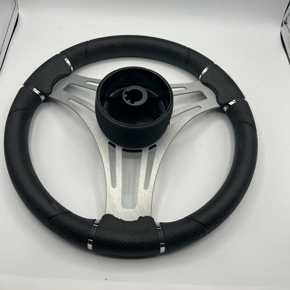 Verona Boat Steering Wheel Brushed Alum Spokes | Bentley