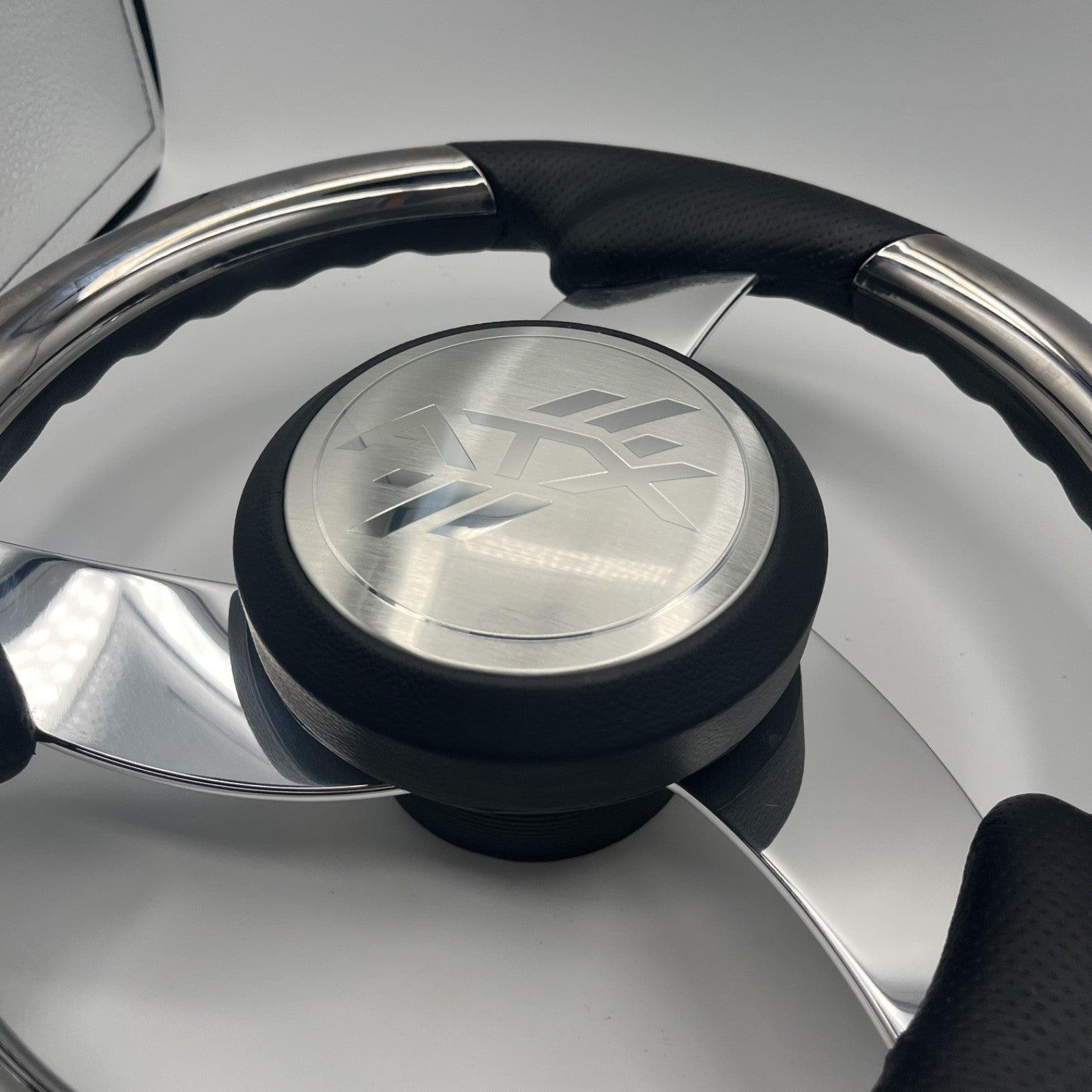 Model M533 Boat Steering Wheel Polished Aluminum Spokes | ATX