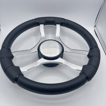 Malera Boat Steering Wheel Chrome Spokes | Bentley