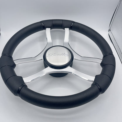 Malera Boat Steering Wheel Chrome Spokes | Bentley