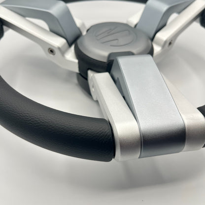 Gussi Italia Marine Steering Wheel Multi Color Gray Aluminum Wheel | Tige