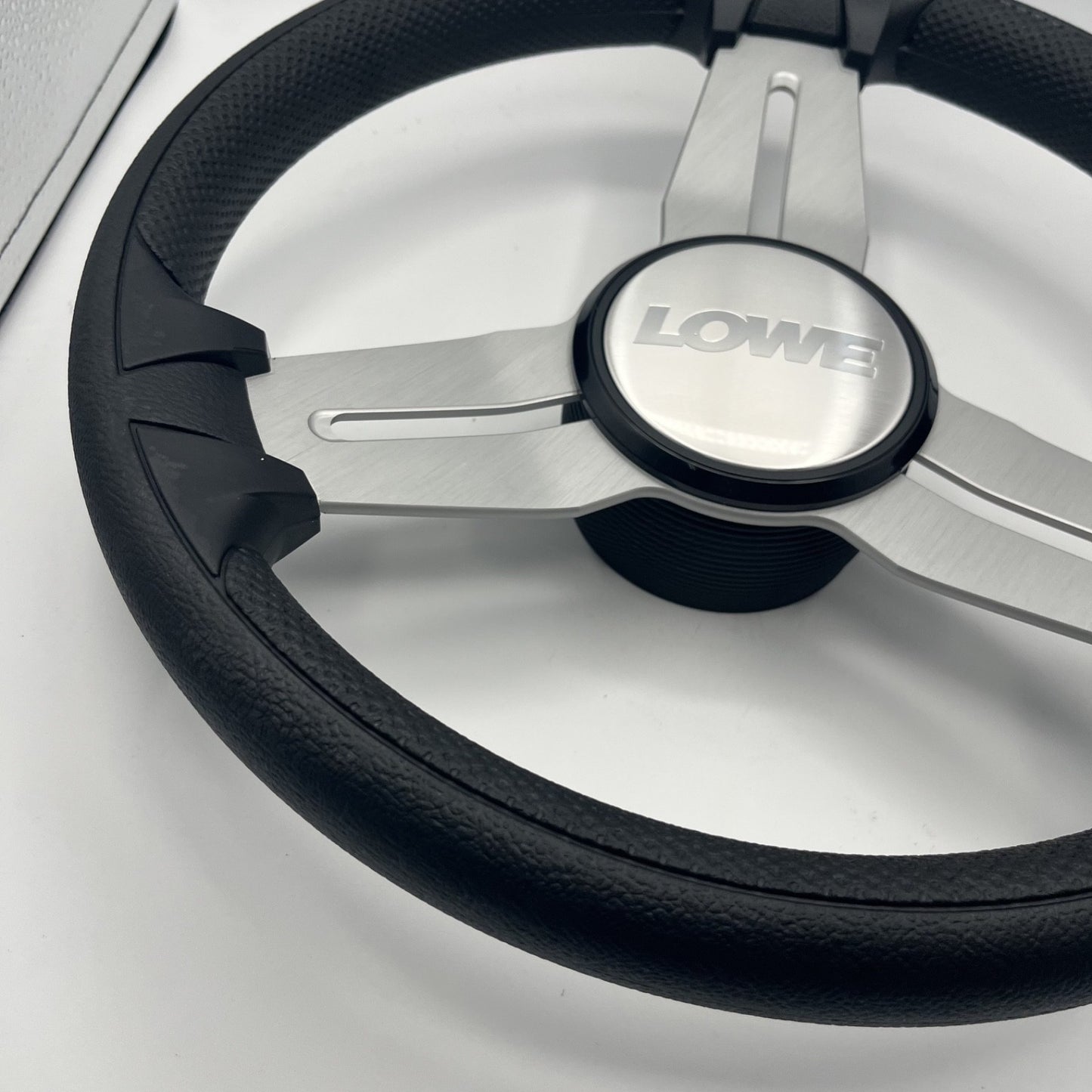 Model 15 Marine Steering Wheel Brushed Alum Spokes | Lowe Boats