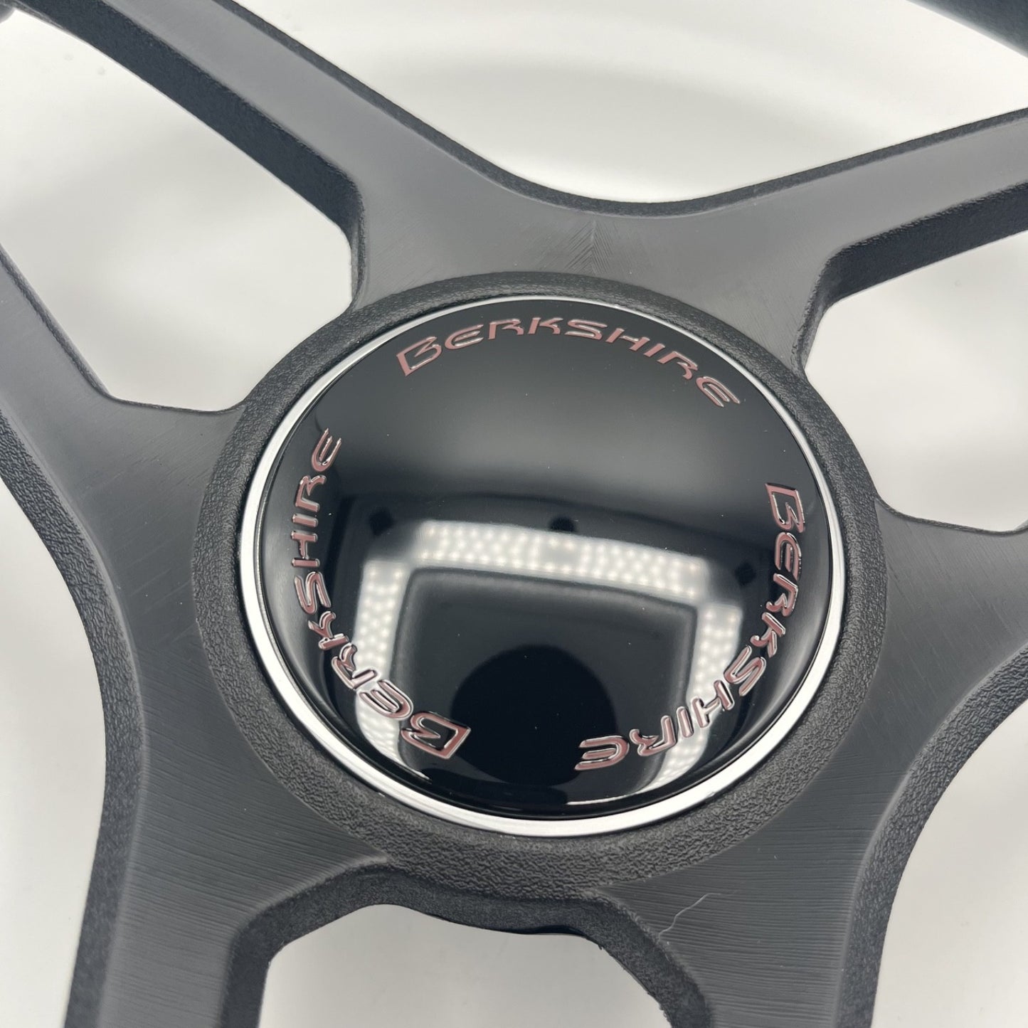 Molino Black w/Soft Touch Urethane Rim Boat Steering Wheel | Berkshire Boats