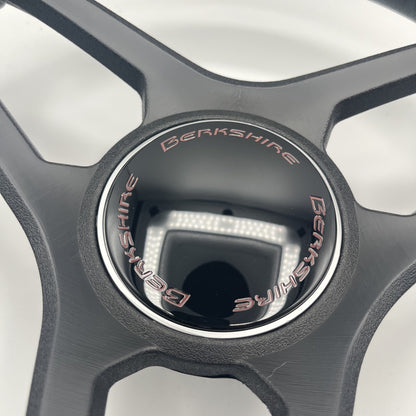 Molino Black w/Soft Touch Urethane Rim Boat Steering Wheel | Berkshire Boats