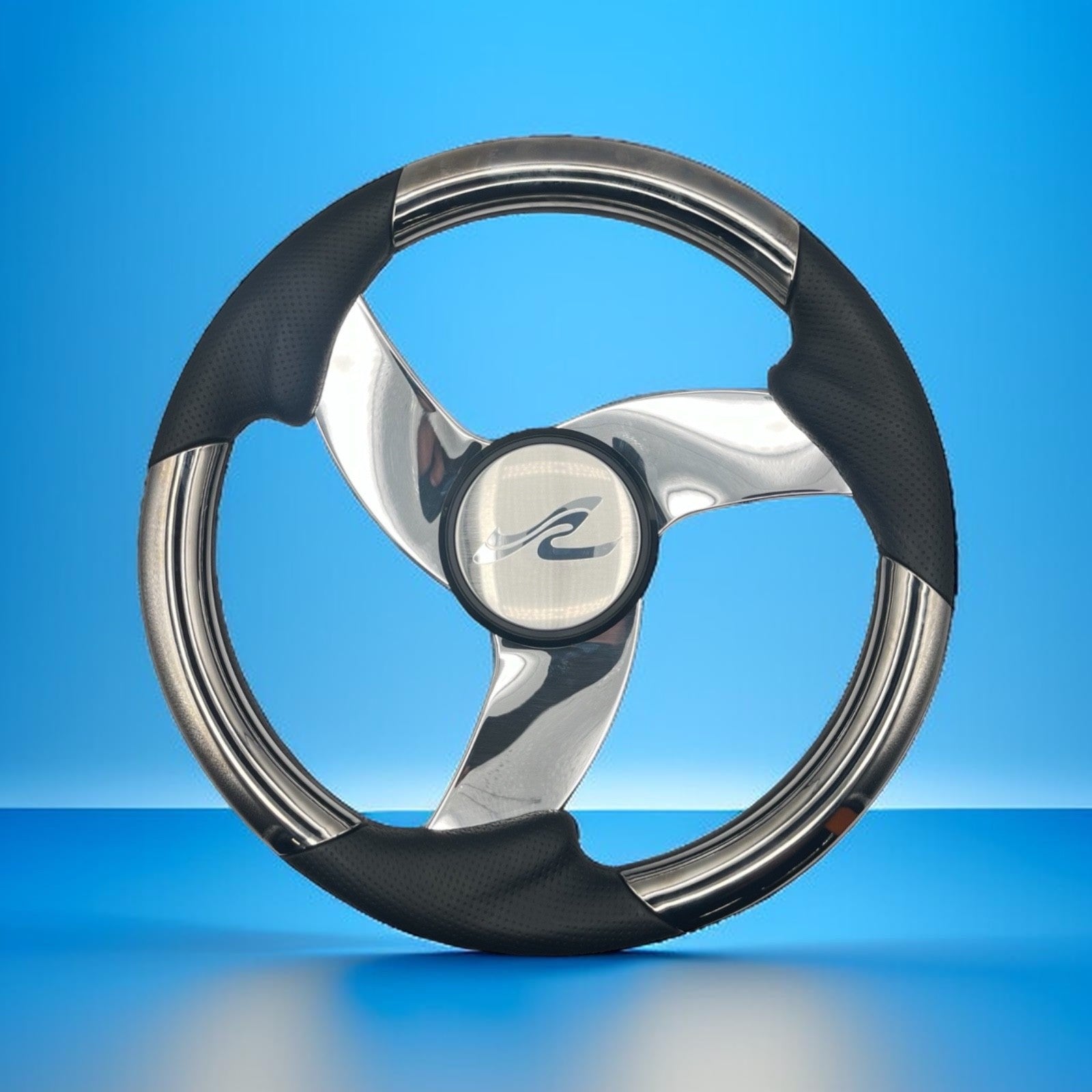 Model M533 Boat Steering Wheel Polished Alum Spoke | Sea Ray