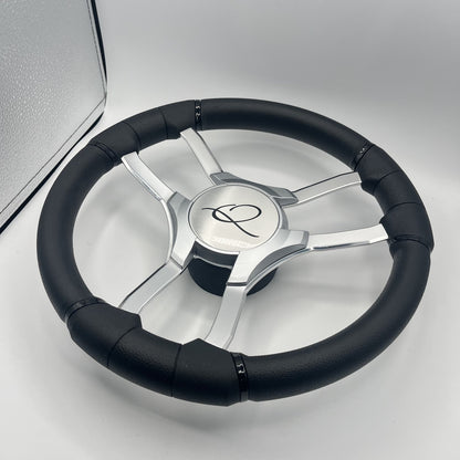 Malera Boat Steering Wheel Chrome Spokes | Apex Q Star