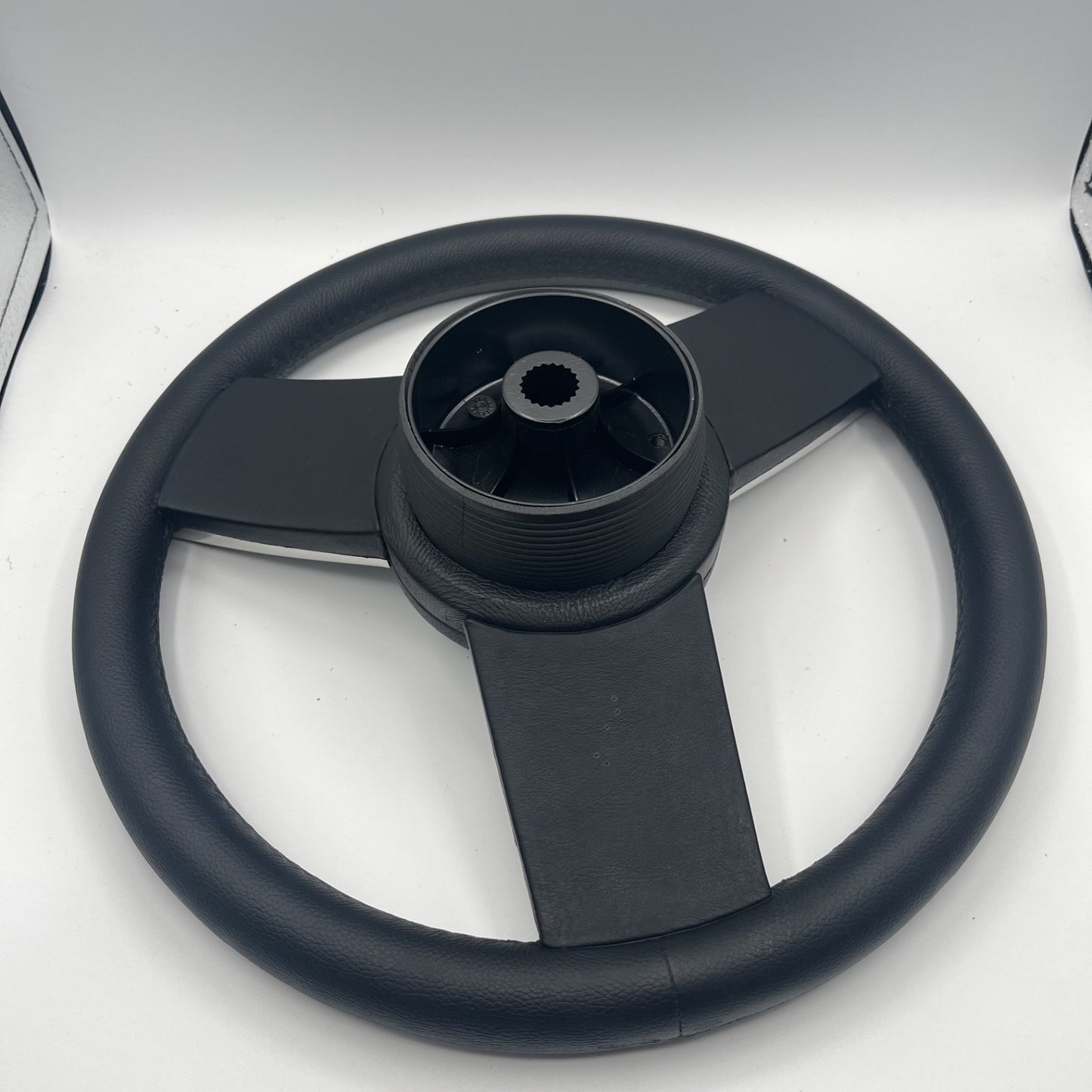 Gussi Italia Marine Steering Wheel Stainless Spoke Soft Touch Rim | Blue Wave