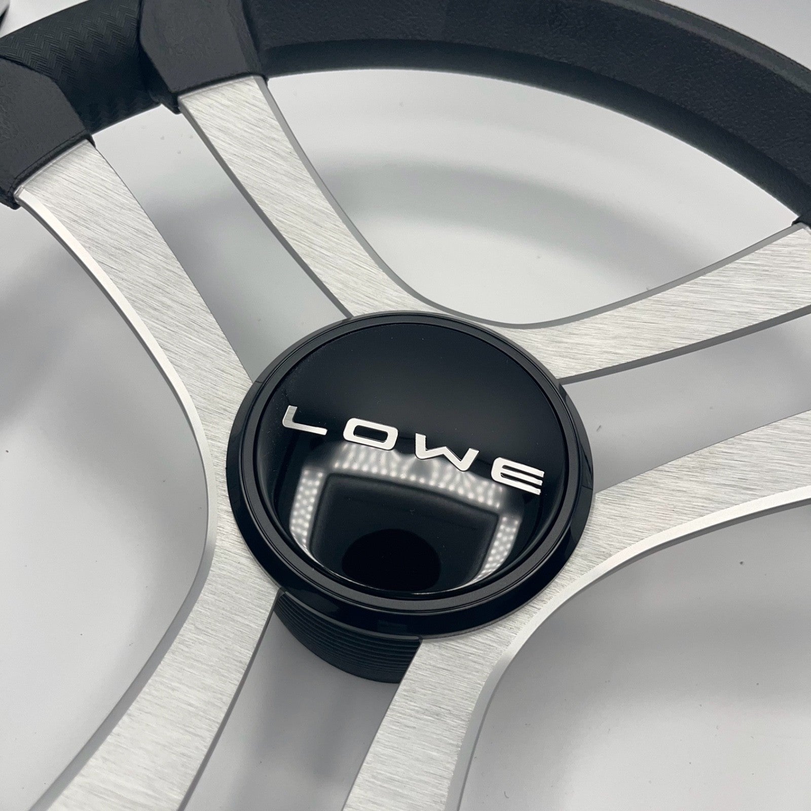 Benaco Boat Steering Wheel Brushed Aluminum Spokes | Lowe Boats