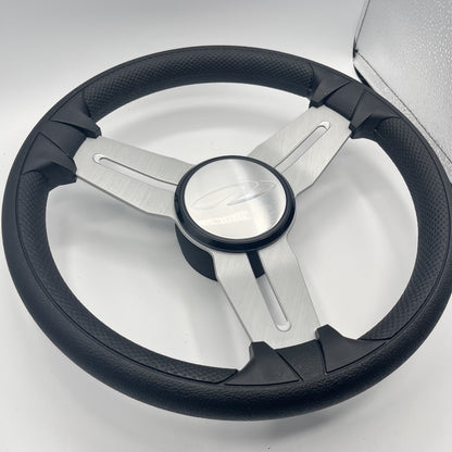 Model 15 Marine Steering Wheel Brush Alum Spokes | Regal Boats Logo