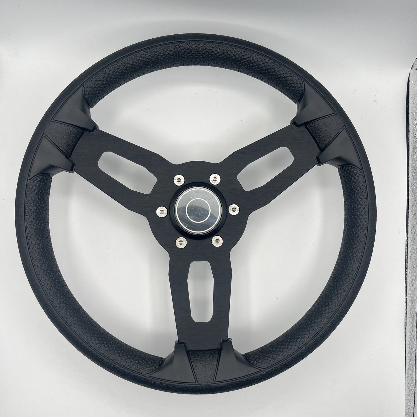 Gussi Italia Model 15 Steering Wheel Blk Brushed Alum Spokes | Target