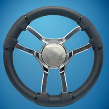 Malera Boat Steering Wheel Chrome Spokes | SunChaser